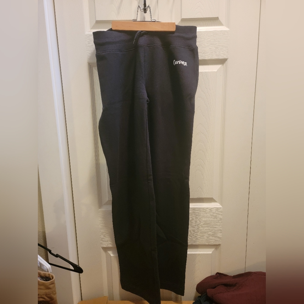 Black Fleese Workout Pants Size‎ L